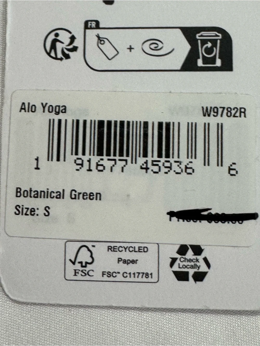 NWT Alo Yoga Airlift Bra Airbrush Streamlined Skirt Set Botanical Green Small